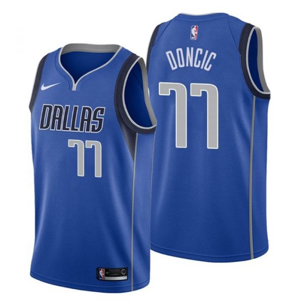 Personalized Men’s Luka Doncic Dallas Mavericks Basketball Jersey Blue