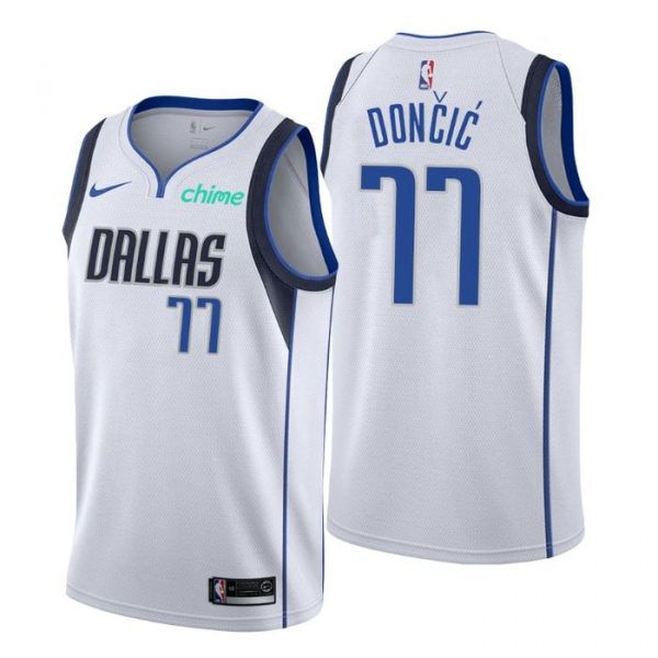 Personalized Men’s Luka Doncic Dallas Mavericks Basketball Jersey White