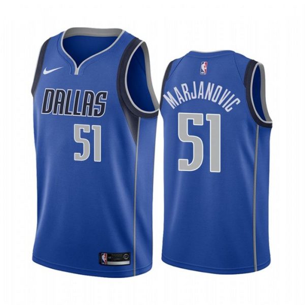 Personalized Men’s Boban Marjanovic Dallas Mavericks Basketball Jersey Blue