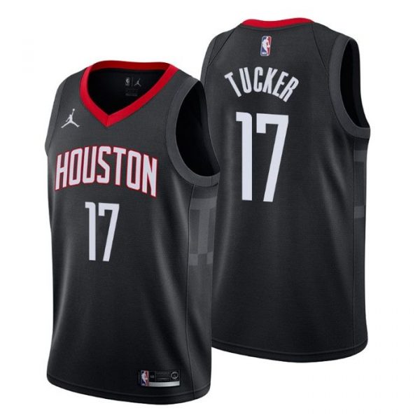 Personalized Men’s P.J. Tucker Houston Rockets Basketball Jersey Black Statement