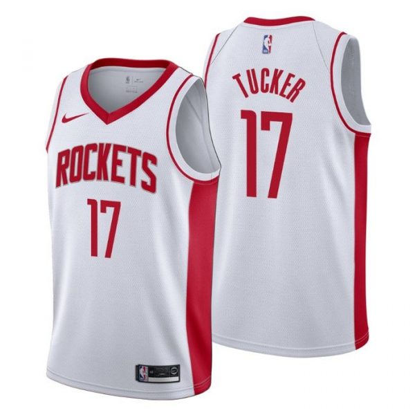 Personalized Men’s P.J. Tucker Houston Rockets Basketball Jersey White