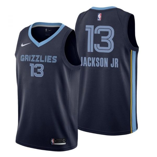 Personalized Men’s Jaren Jackson Jr. Memphis Grizzlies Basketball Jersey Navy