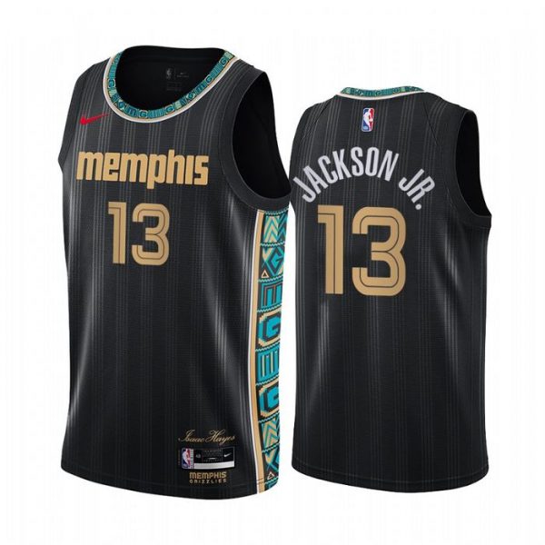 Personalized Men’s Jaren Jackson Jr. Memphis Grizzlies Basketball Jersey Black