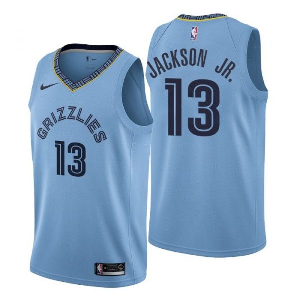 Personalized Men’s Jaren Jackson Jr. Memphis Grizzlies Basketball Jersey Blue