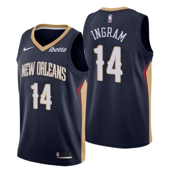 Personalized Men’s Brandon Ingram New Orleans Pelicans Basketball Jersey Navy