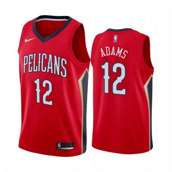 Personalized Men’s Steven Adams New Orleans Pelicans Basketball Jersey Red
