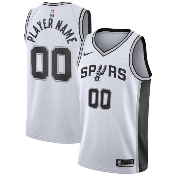 Personalized Men’s San Antonio Spurs Basketball Jersey White