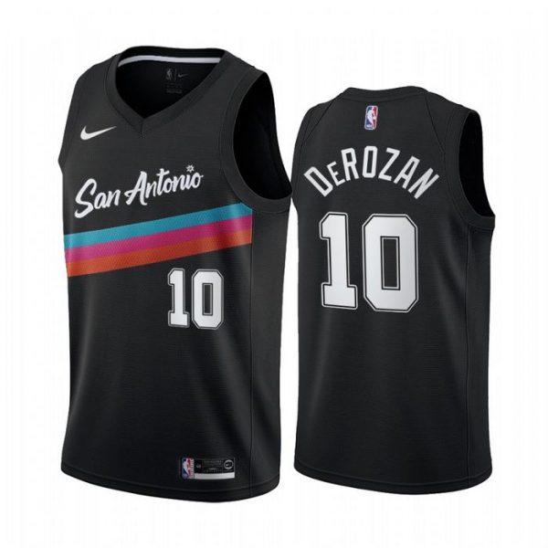 Personalized Men’s DeMar DeRozan San Antonio Spurs Basketball Jersey Black