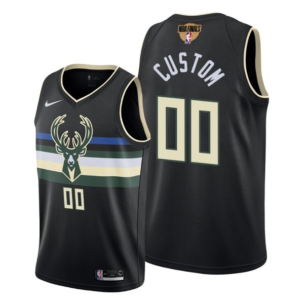 Personalized Men’s Milwaukee Bucks 2021 NBA Finals Jersey Statement White