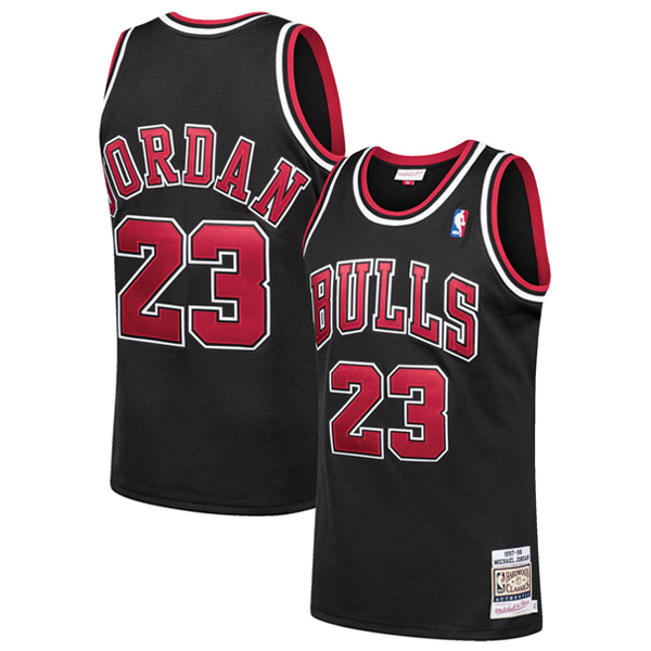 Personalized Men’s Chicago Bulls #23 Michael Jordan Red 1997-98 Hardwood Classics Jersey Stitched