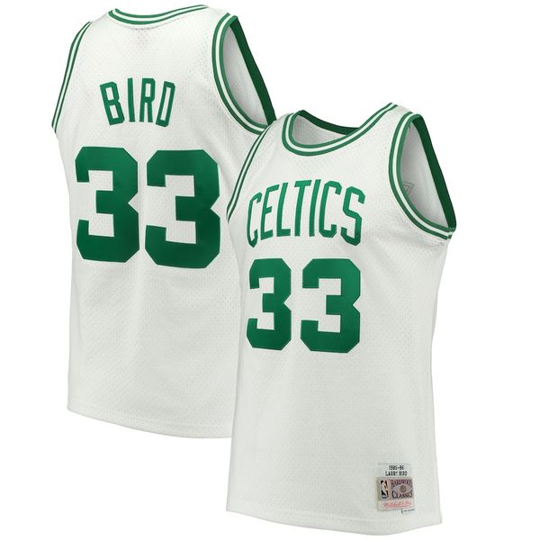 Personalized Men’s Boston Celtics #33 Larry Bird Hardwood Classic Edition Jersey Stitched