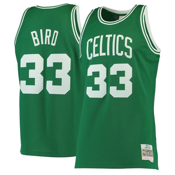 Personalized Men’s Boston Celtics #33 Larry Bird Hardwood Classic Edition Jersey Stitched