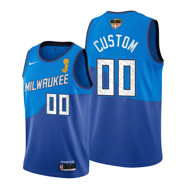 Personalized Men’s Milwaukee Bucks 2021 NBA Finals Champions Jersey