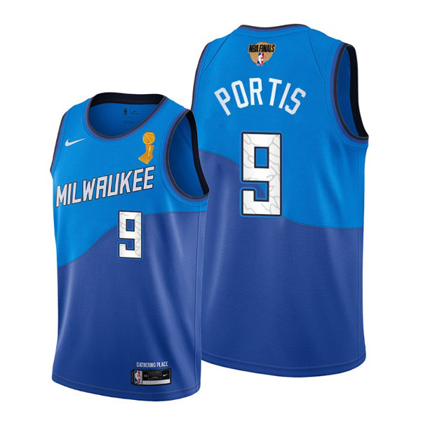 Personalized Youth Bobby Portis Milwaukee Bucks 2021 NBA Finals Champions Jersey