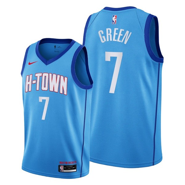 Personalized Men’s Jalen Green Houston Rockets 2021 NBA Draft Jersey Blue