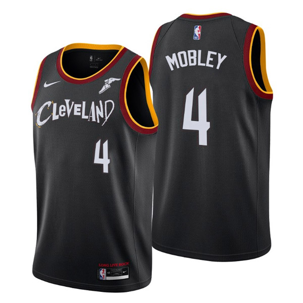 Personalized Men’s Evan Mobley Cleveland Cavaliers 2021 NBA Draft Jersey Black City Editon