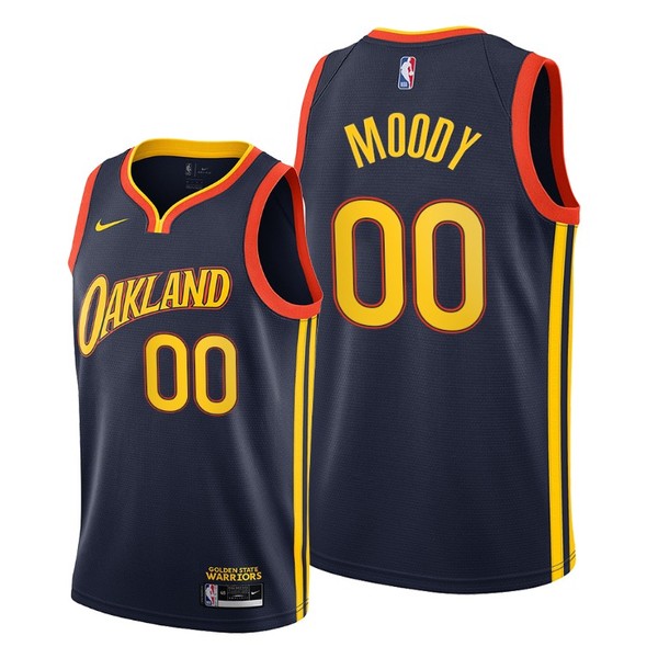 Personalized Men’s Moses Moody Golden State Warriors 2021 NBA Draft Jersey
