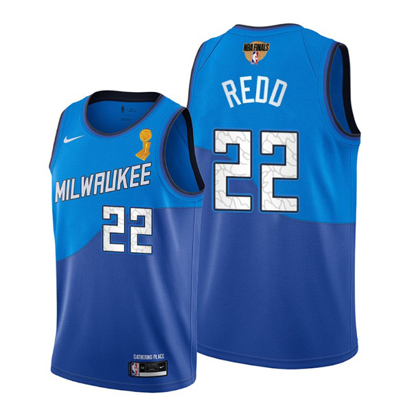 Personalized Youth Michael Redd Milwaukee Bucks 2021 NBA Finals Champions Jersey