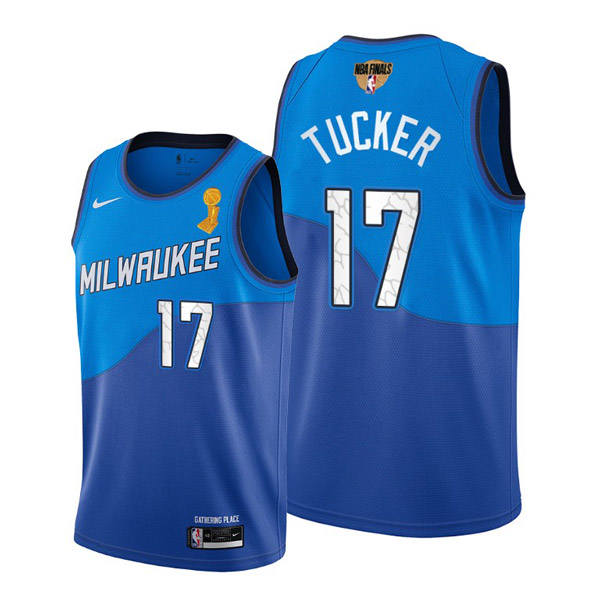 Personalized Youth P.J. Tucker Milwaukee Bucks 2021 NBA Finals Champions Jersey