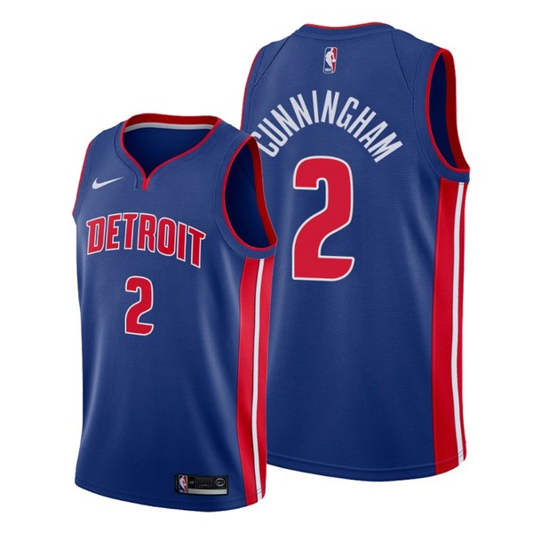 Personalized Men’s Cade Cunningham Detroit Pistons 2021 NBA Draft Jersey