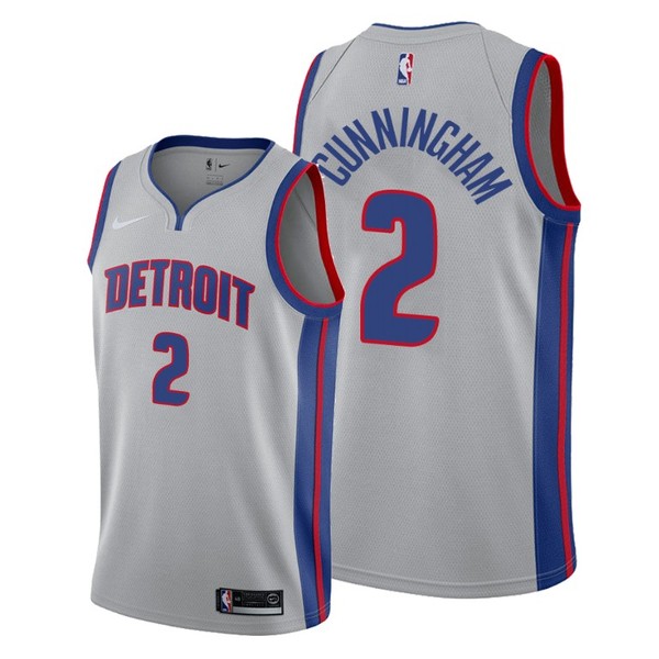 Personalized Men’s Cade Cunningham Detroit Pistons 2021 NBA Draft Jersey