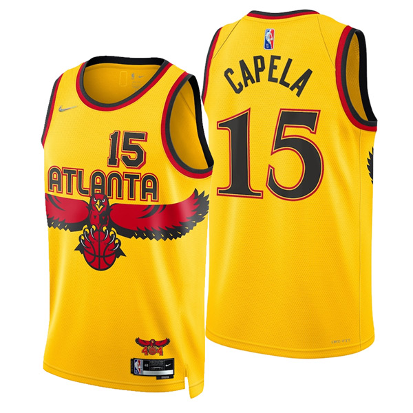 Personalized Men’s Clint Capela Atlanta Hawks 75th Anniversary Diamond Jersey