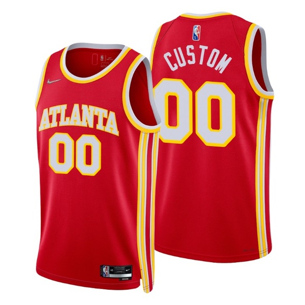 Personalized Men’s Atlanta Hawks 75th Anniversary Diamond Jersey