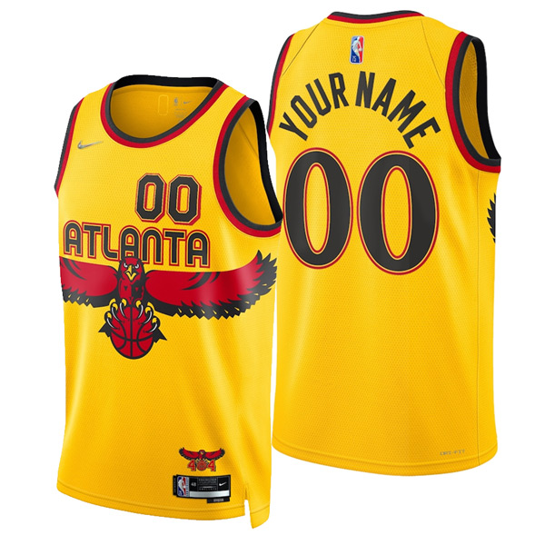 Personalized Men’s Atlanta Hawks 75th Anniversary Diamond Jersey