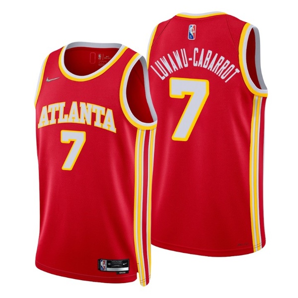 Personalized Men’s Timothe Luwawu-Cabarrot Atlanta Hawks 75th Anniversary Diamond Jersey