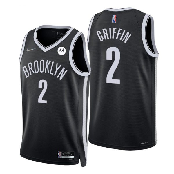 Personalized Men’s Blake Griffin Brooklyn Nets 75th Anniversary Diamond Jersey