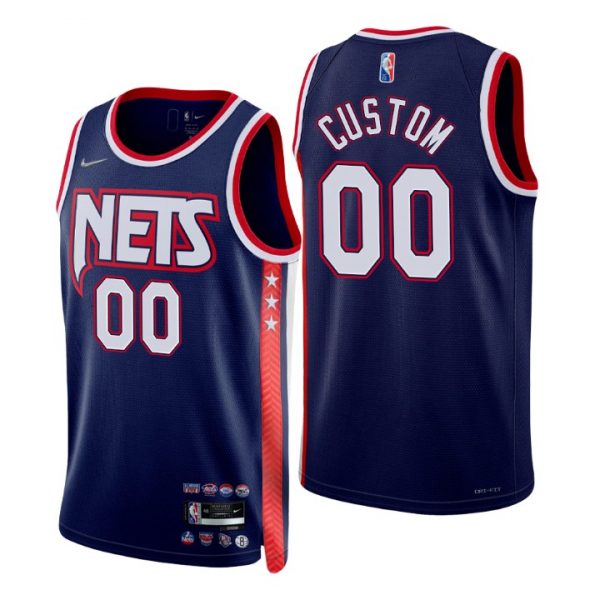 Personalized Men’s Brooklyn Nets 75th Anniversary Diamond Jersey
