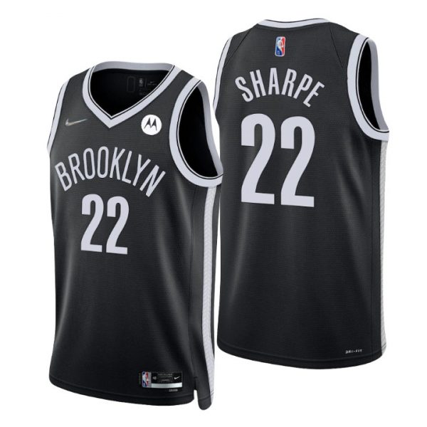 Personalized Men’s Dayron Sharpe Brooklyn Nets 75th Anniversary Diamond Jersey