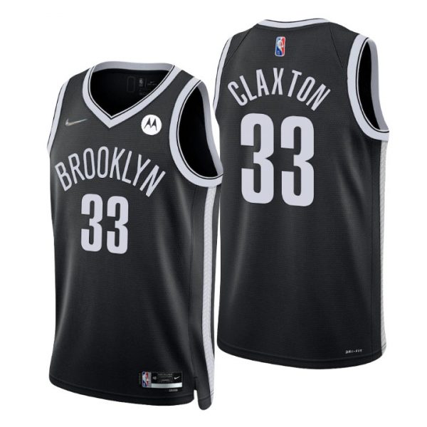 Personalized Men’s Nicolas Claxton Brooklyn Nets 75th Anniversary Diamond Jersey