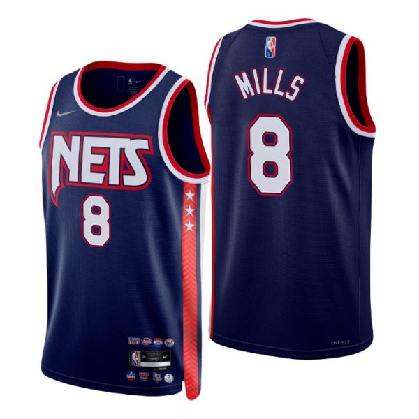 Personalized Men’s Patty Mills Brooklyn Nets 75th Anniversary Diamond Jersey