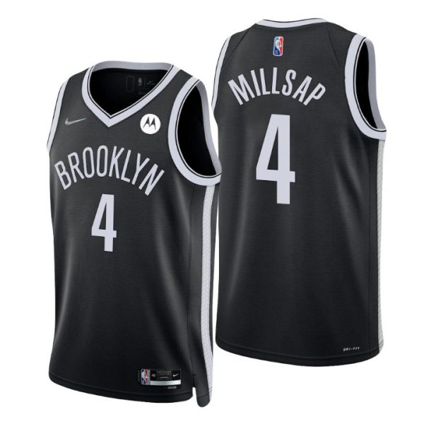 Personalized Men’s Paul Millsap Brooklyn Nets 75th Anniversary Diamond Jersey
