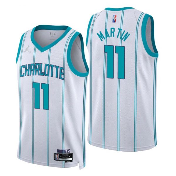 Personalized Men’s Cody Martin Charlotte Hornets 75th Anniversary Diamond Jersey White Association