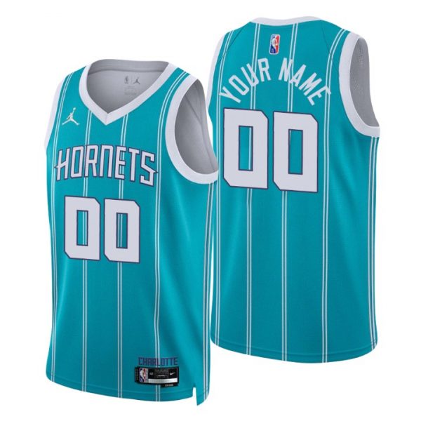 Personalized Men’s Charlotte Hornets 75th Anniversary Diamond Jersey