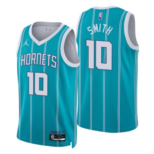 Personalized Men’s Ish Smith Charlotte Hornets 75th Anniversary Diamond Jersey