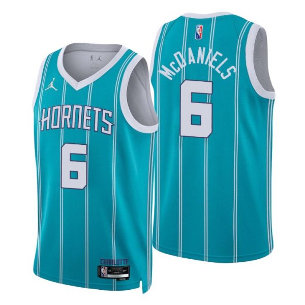 Personalized Men’s Jalen Mcdaniels Charlotte Hornets 75th Anniversary Diamond Jersey