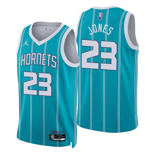 Personalized Men’s Kai Jones Charlotte Hornets 75th Anniversary Diamond Jersey