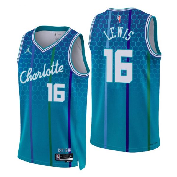 Personalized Men’s Scottie Lewis Charlotte Hornets 75th Anniversary Diamond Jersey