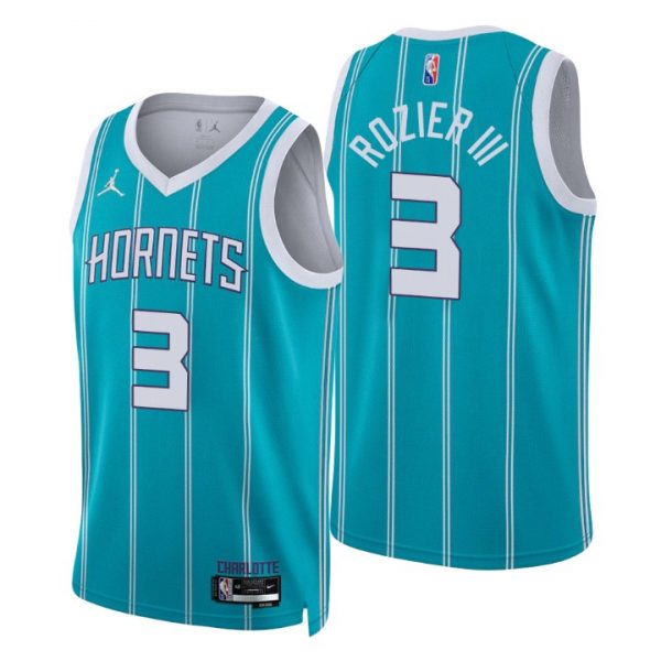 Personalized Men’s Terry Rozier III Charlotte Hornets 75th Anniversary Diamond Jersey
