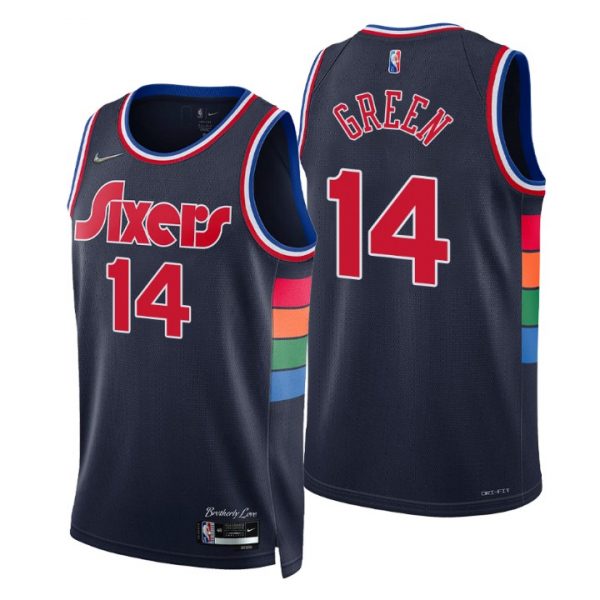 Personalized Men’s Danny Green Philadelphia 76ers 75th Anniversary Diamond Jersey