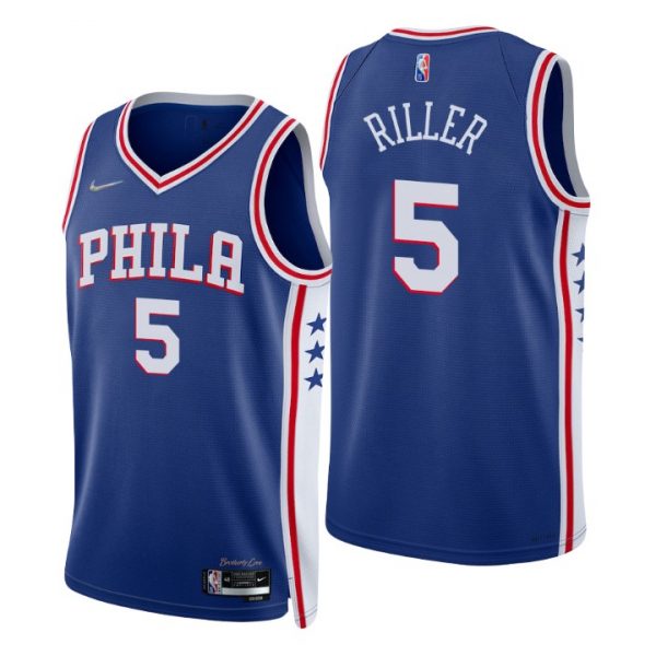 Personalized Men’s Grant Riller Philadelphia 76ers 75th Anniversary Diamond Jersey