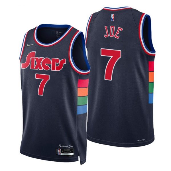 Personalized Men’s Isaiah Joe Philadelphia 76ers 75th Anniversary Diamond Jersey