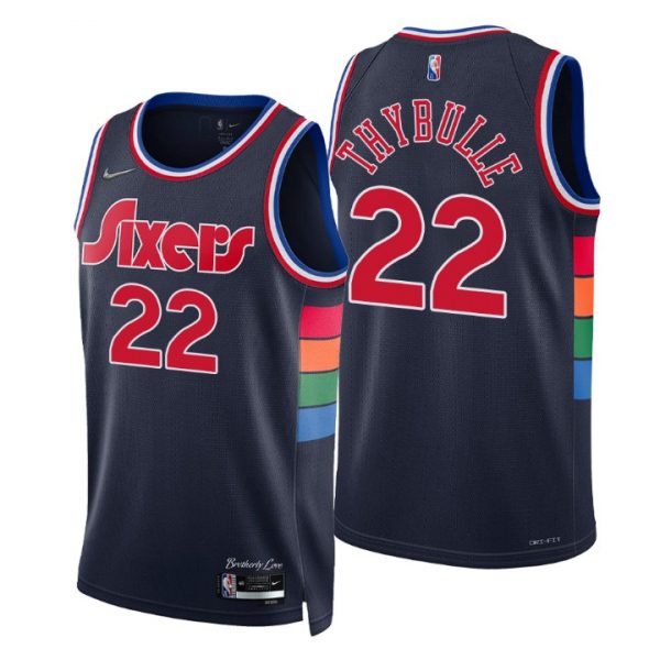 Personalized Men’s Matisse Thybulle Philadelphia 76ers 75th Anniversary Diamond Jersey