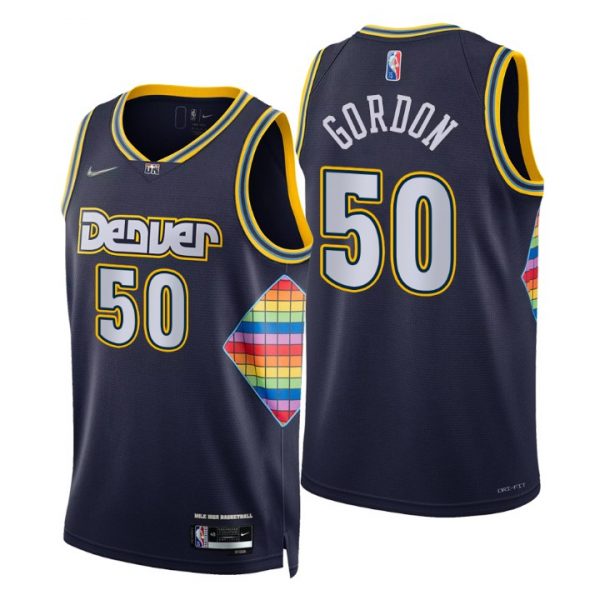 Personalized Men’s Aaron Gordon Denver Nuggets 75th Anniversary Diamond Jersey