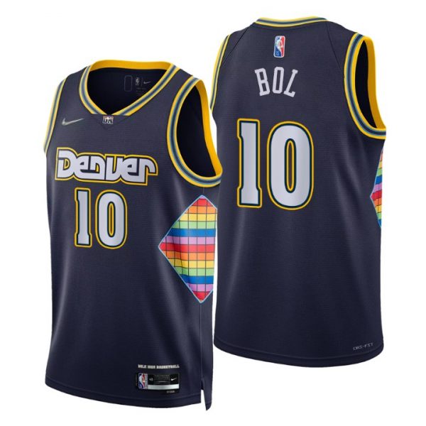 Personalized Men’s Bol Bol Denver Nuggets 75th Anniversary Diamond Jersey