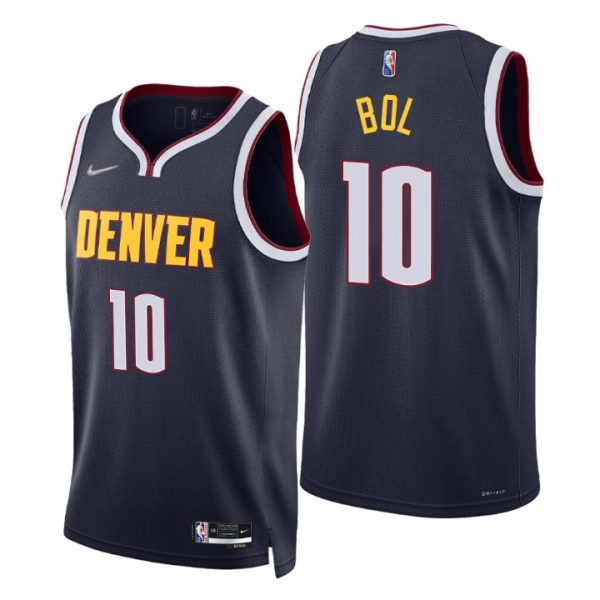 Personalized Men’s Bol Bol Denver Nuggets 75th Anniversary Diamond Jersey