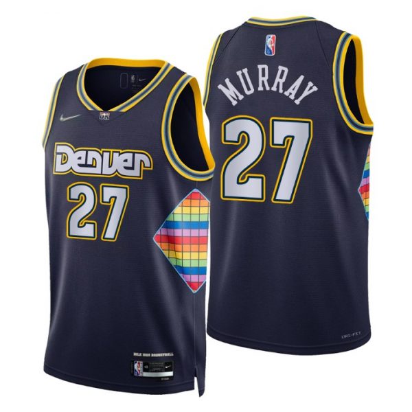 Personalized Men’s Jamal Murray Denver Nuggets 75th Anniversary Diamond Jersey